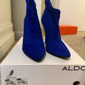 Aldo Women's Vibrant Blue Heeled Boots